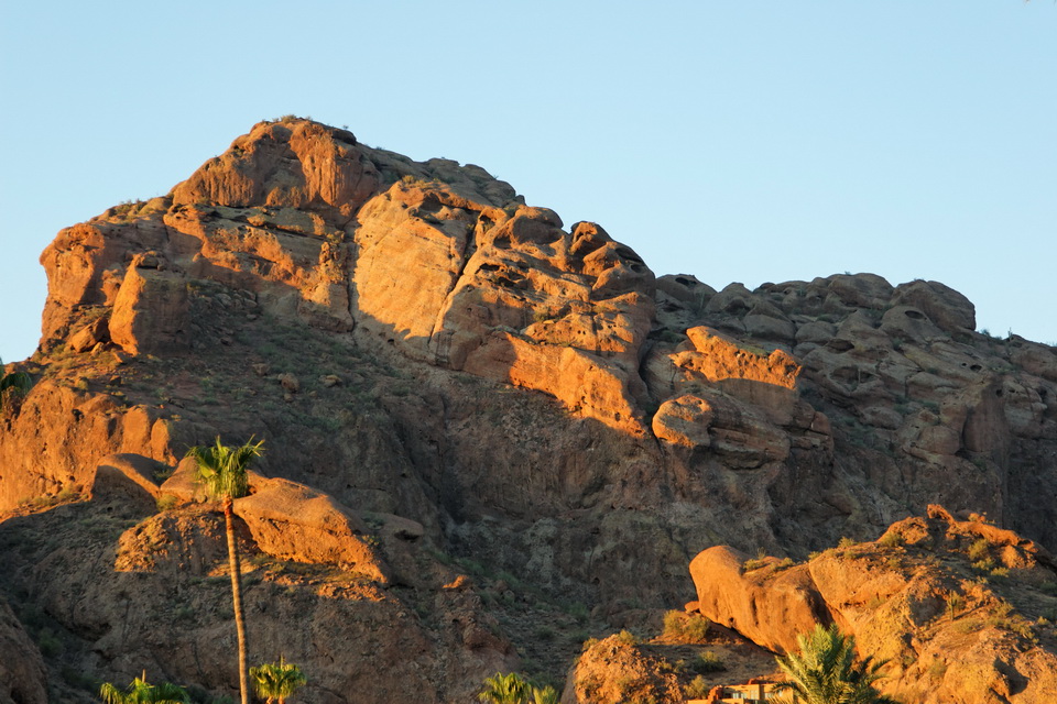 Camelback from the Front in Paradise Valley, Arizona