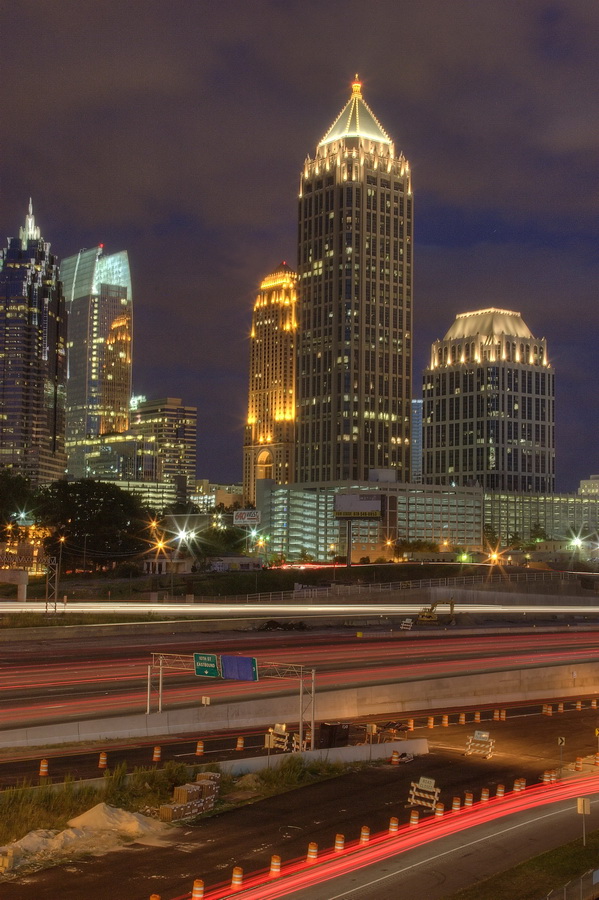 Midtown Atlanta at Night in Atlanta, Georgia