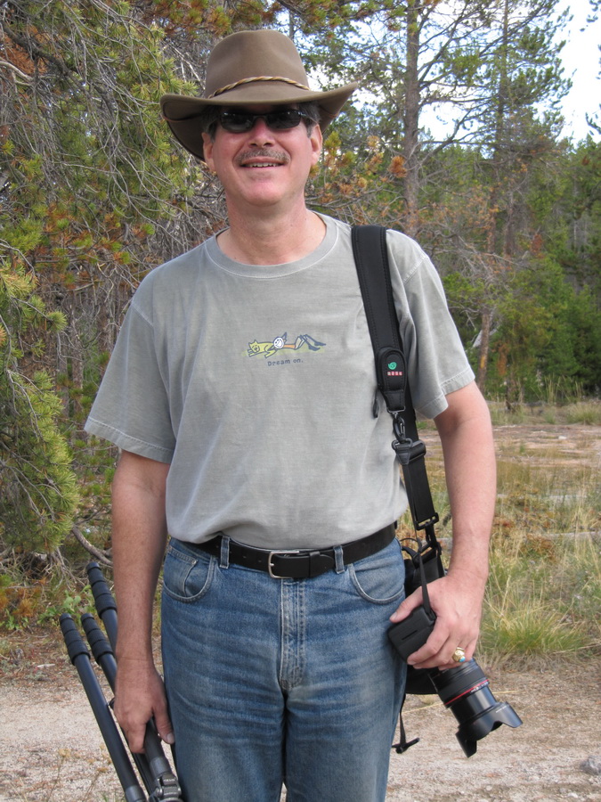 In the Field in Yellowstone National Park, Wyoming