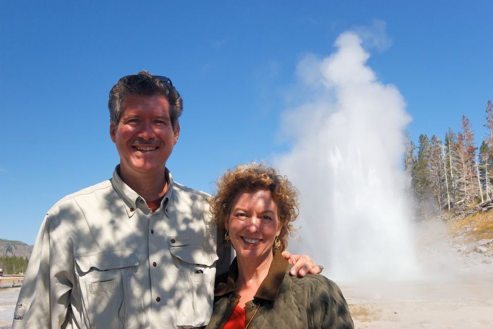 Grand Geyser Photo in Yellowstone National Park, Wyoming