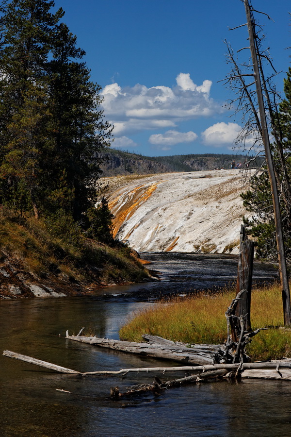 Geyser Stream in Yellowstone National Park, Wyoming
