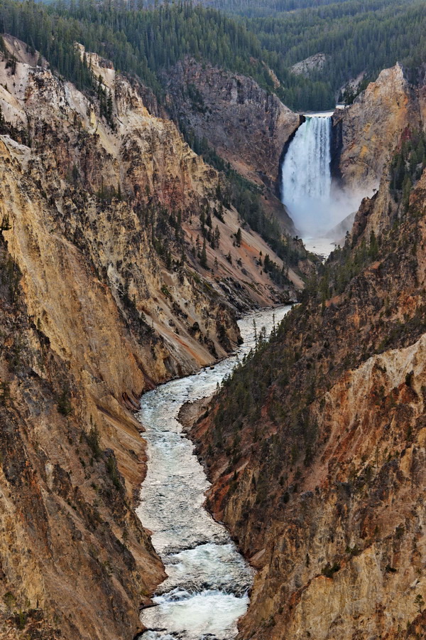 Artist Point in Yellowstone National Park, Wyoming