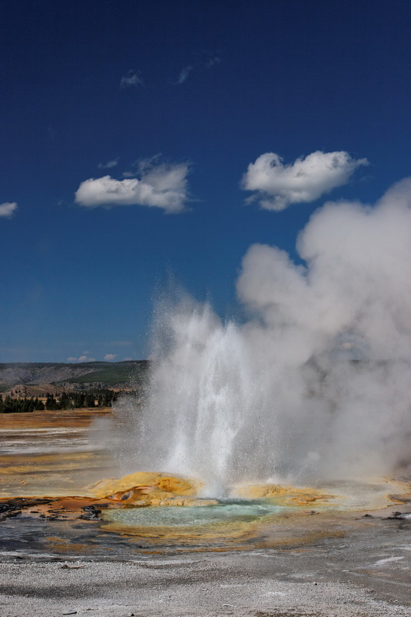 Clepsydra Geyser in Yellowstone National Park, Wyoming