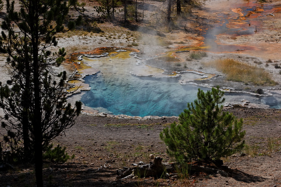 Hot Trail in Yellowstone National Park, Wyoming