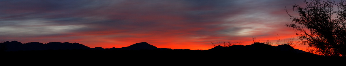 Arizona Sunrise in Nogales, Arizona