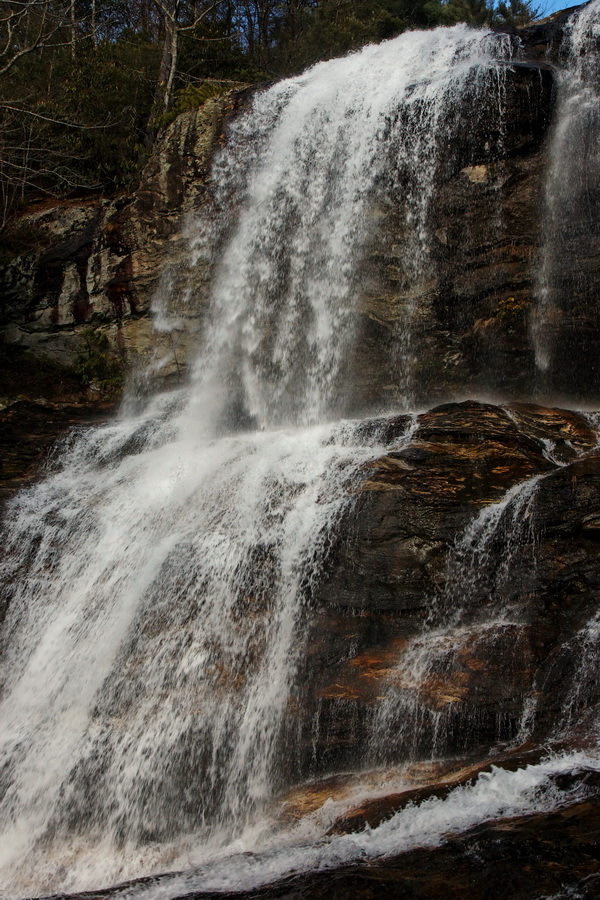 Glenn Falls in Highlands, North Carolina