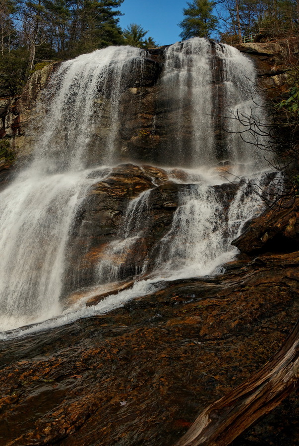 Glen Falls in Highlands, North Carolina