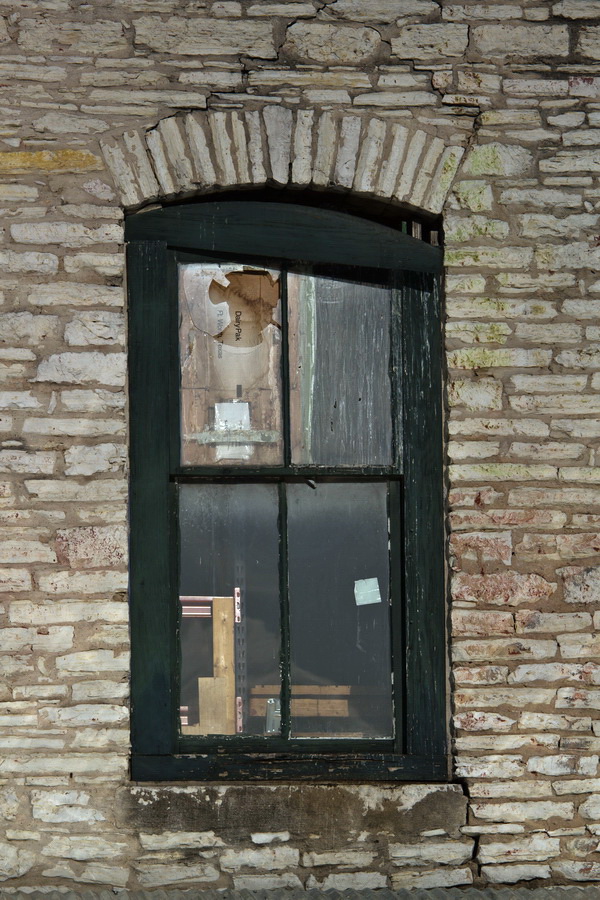Broken Window in Austin, Texas