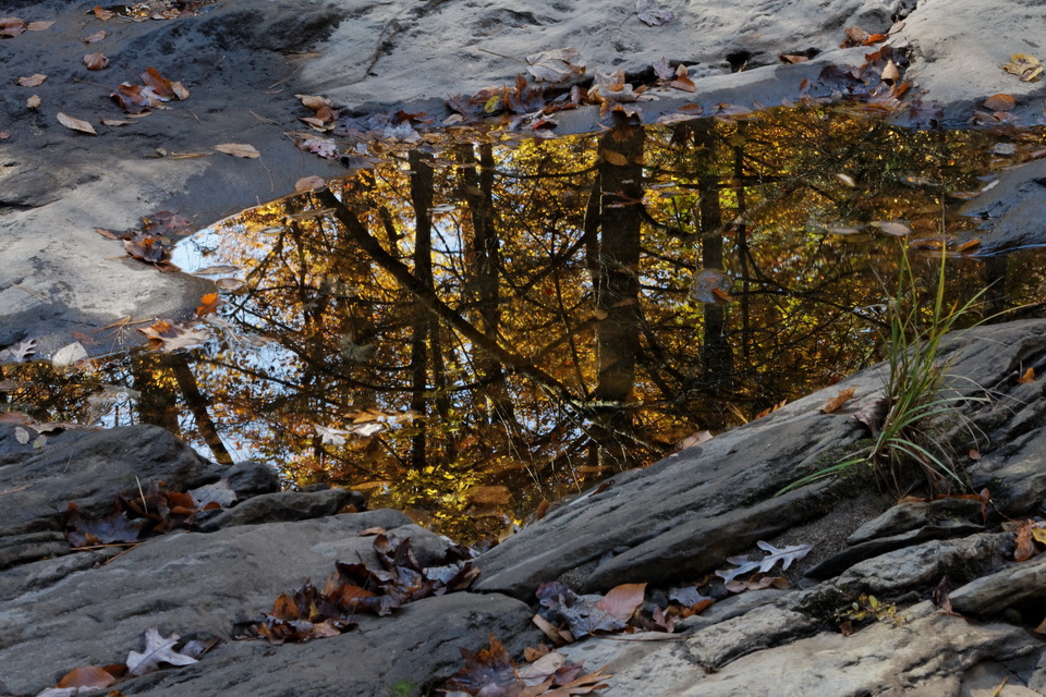 Fall Reflection in Highlands, North Carolina