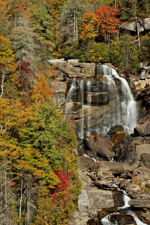 Fall Falls in Highlands, North Carolina