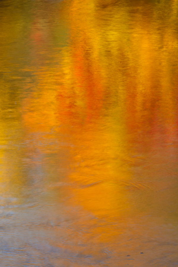Fall in Water in Highlands, North Carolina