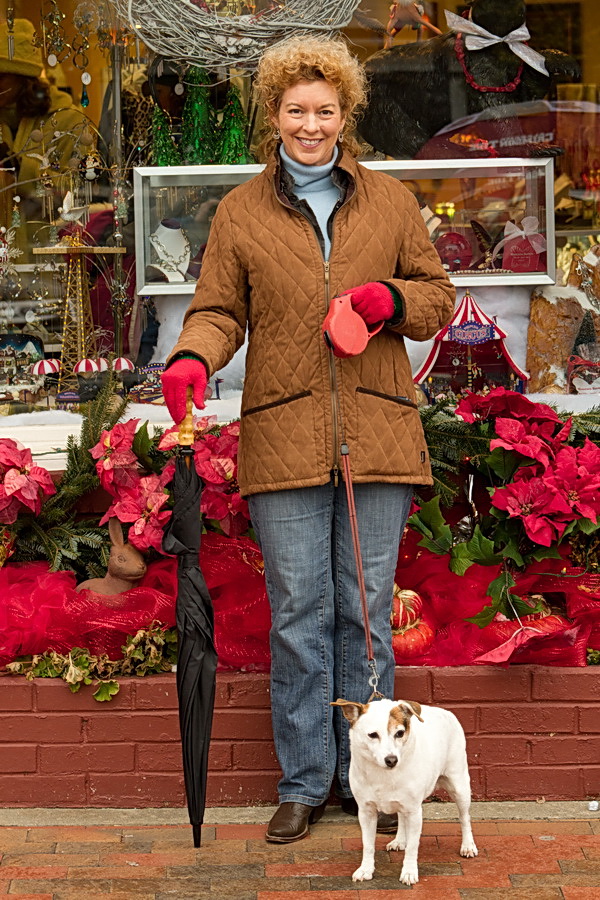 At the Christmas Parade in Highlands, North Carolina