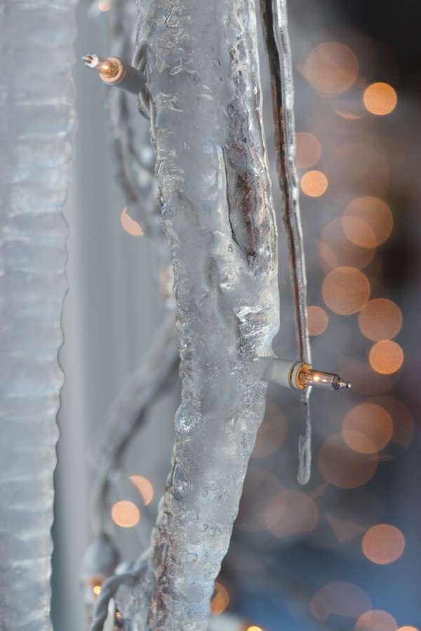Ice Light in Highlands, North Carolina