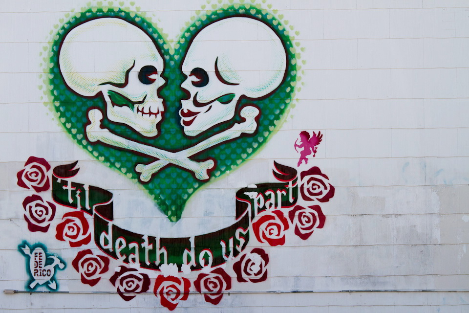 Romantic Graffiti  in Austin, Texas
