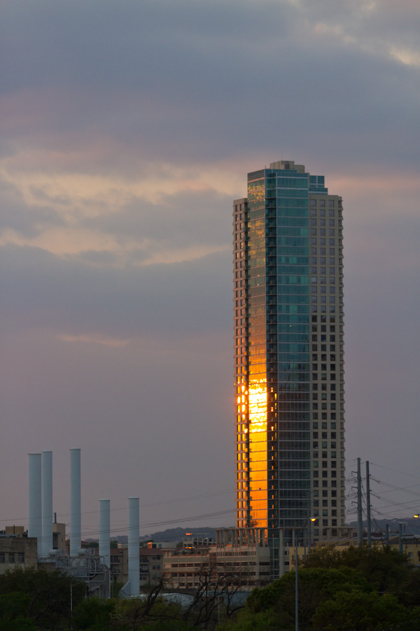 reflection in Austin, Texas