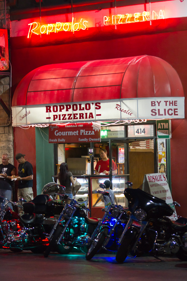 Pizza and Bikes in Austin, Texas