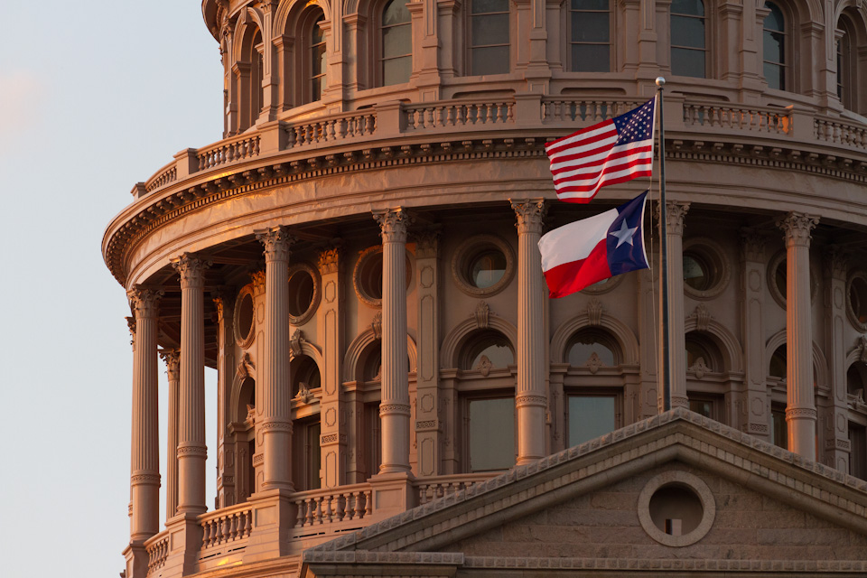 Sunset on Texas in Austin, Texas
