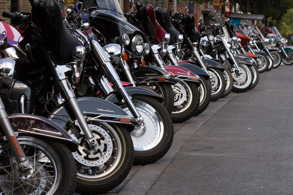 Lots of Bikes in Austin, Texas