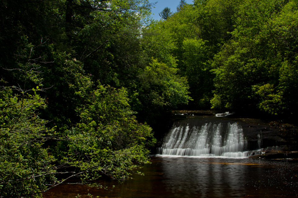 Mac's Falls in Highlands, North Carolina