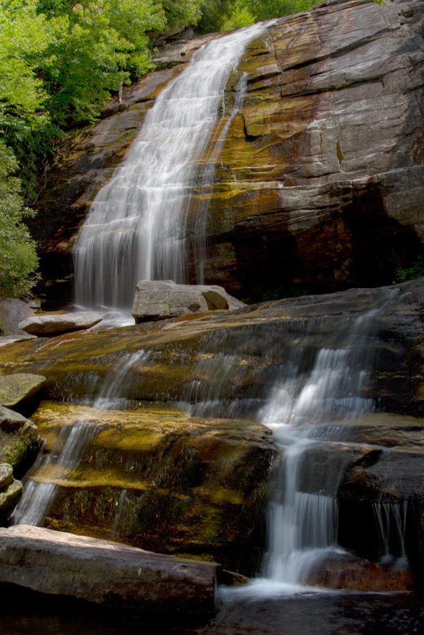 Greenland Creek Falls  in Highlands, North Carolina