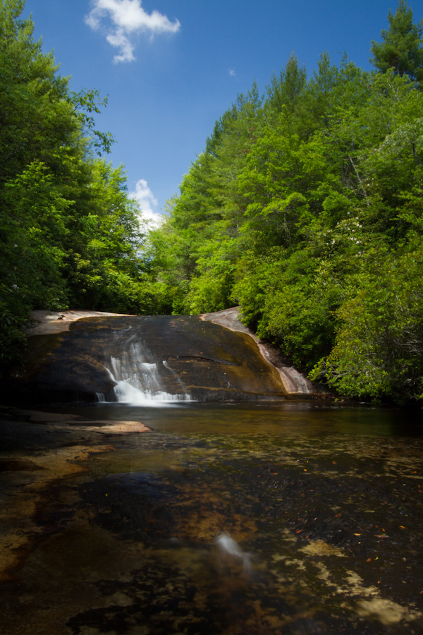 Granny Burrell Falls in Highlands, North Carolina