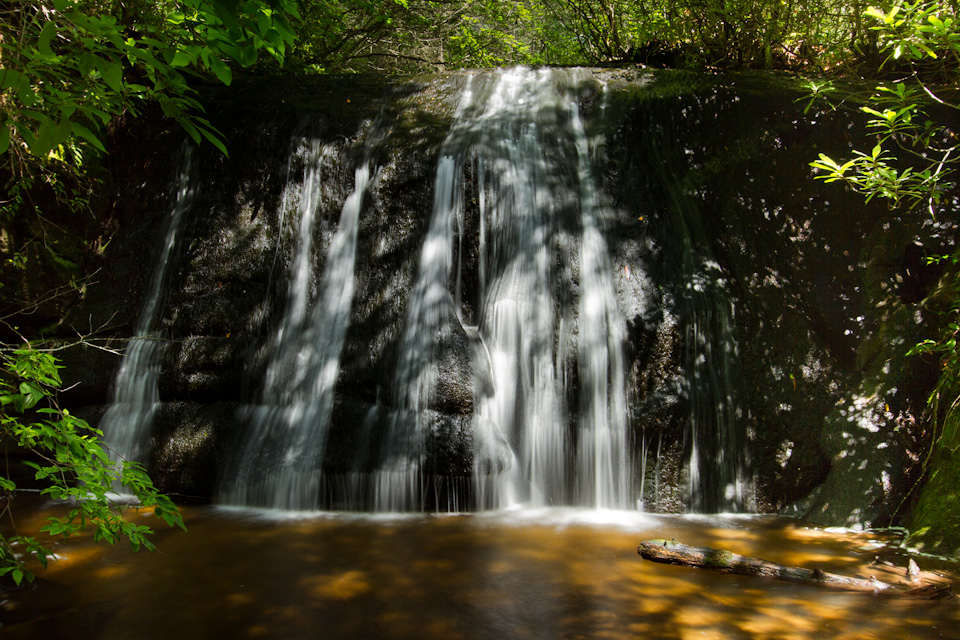 Frolictown Falls in Highlands, North Carolina