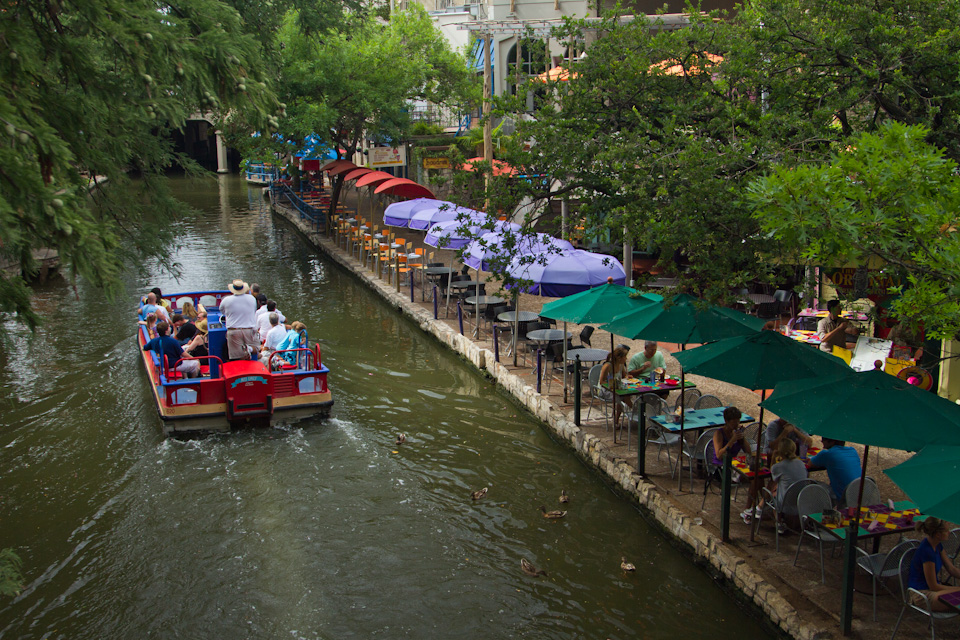 The River Walk in San Antonio, Texas