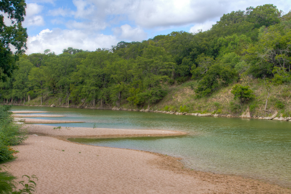 Pedernales River Sandbars in Austin, Texas
