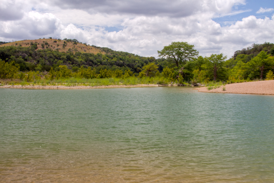 Pedernales Pond in Austin, Texas