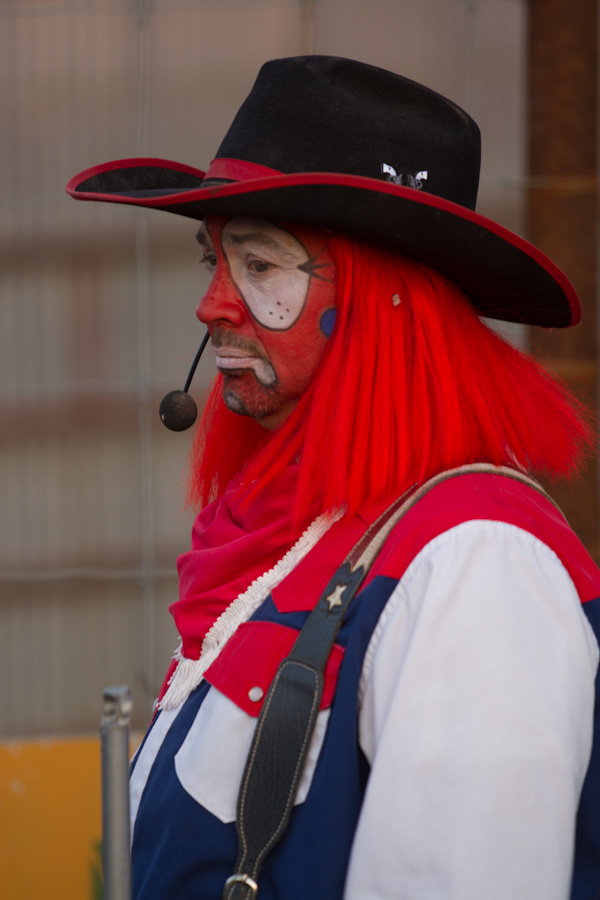 Rodeo Clown in Johnson City, Texas