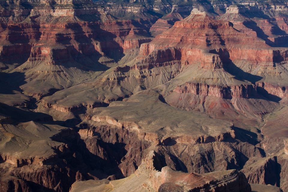 Shadows in Grand Canyon, Arizona