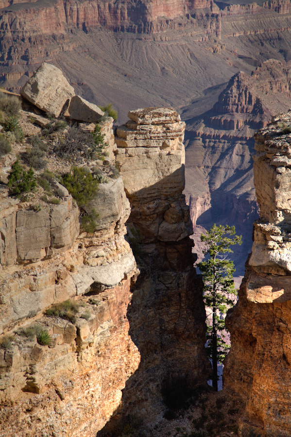 Tight Fit in Grand Canyon, Arizona