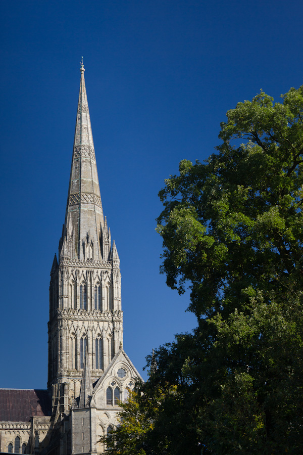 Salisbury Cathedral in Salisbury, England