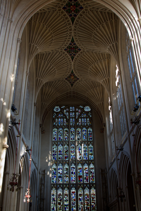 Bath Abbey Nave in Bath, England