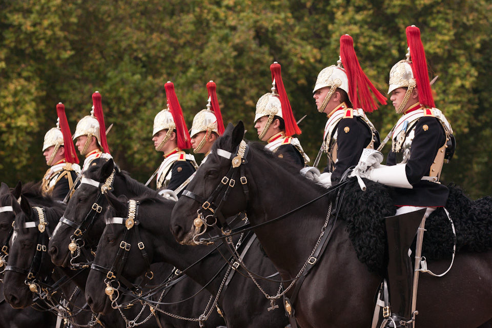 Blues and Royals in London, England