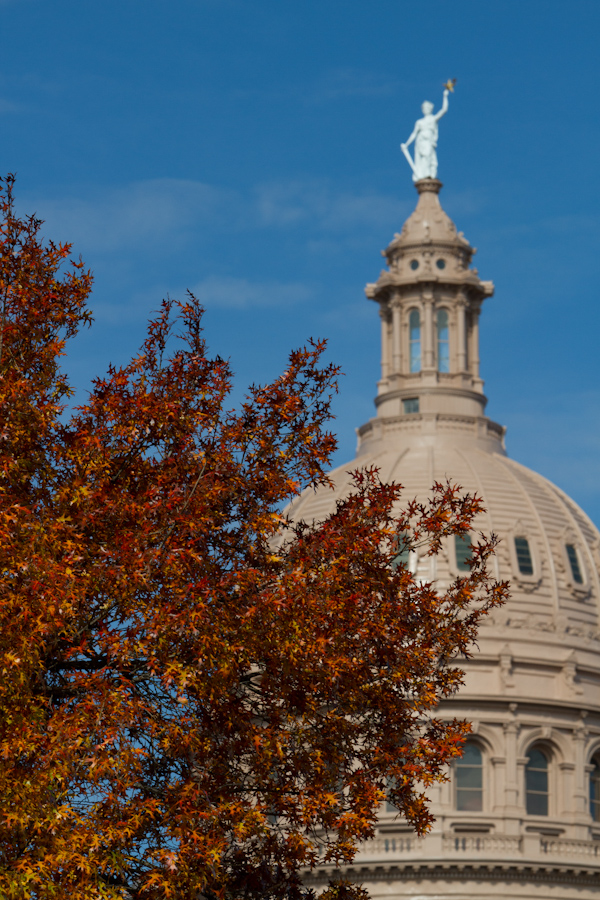 Fall Capitol in Austin, Texas