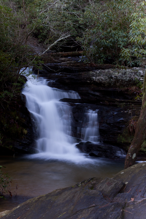 Pigpen Falls in Highlands, North Carolina