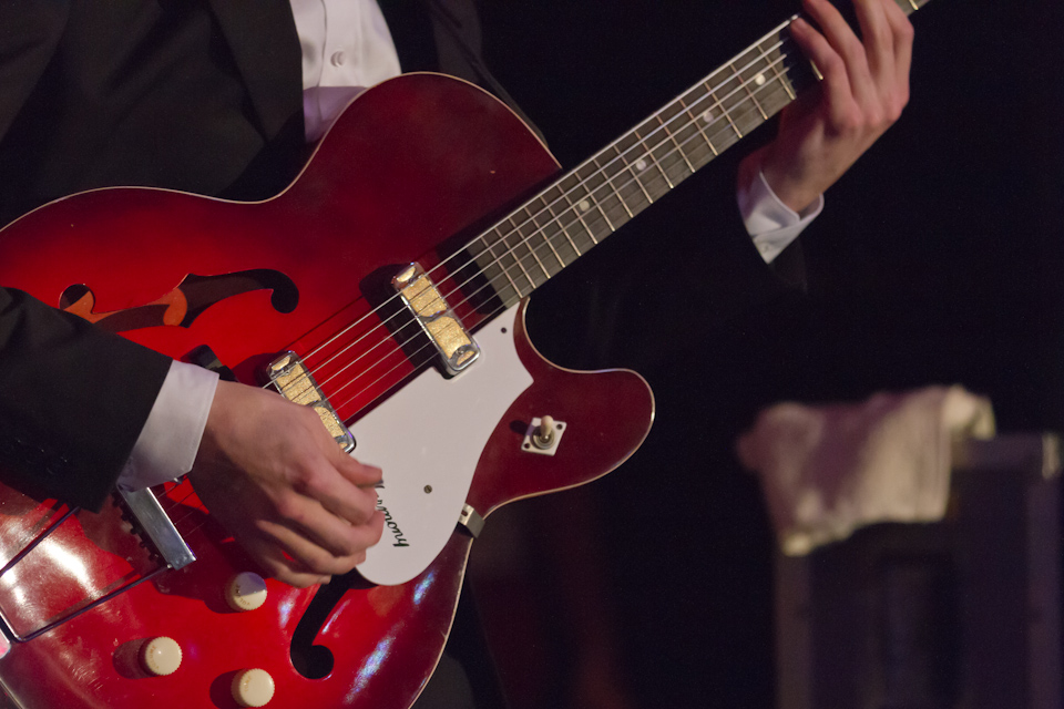 Red Guitar in Austin, Texas