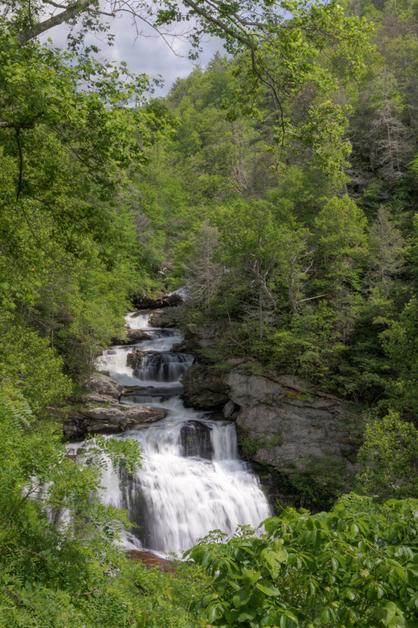 Cullasaja Falls in Gainsville, Georgia