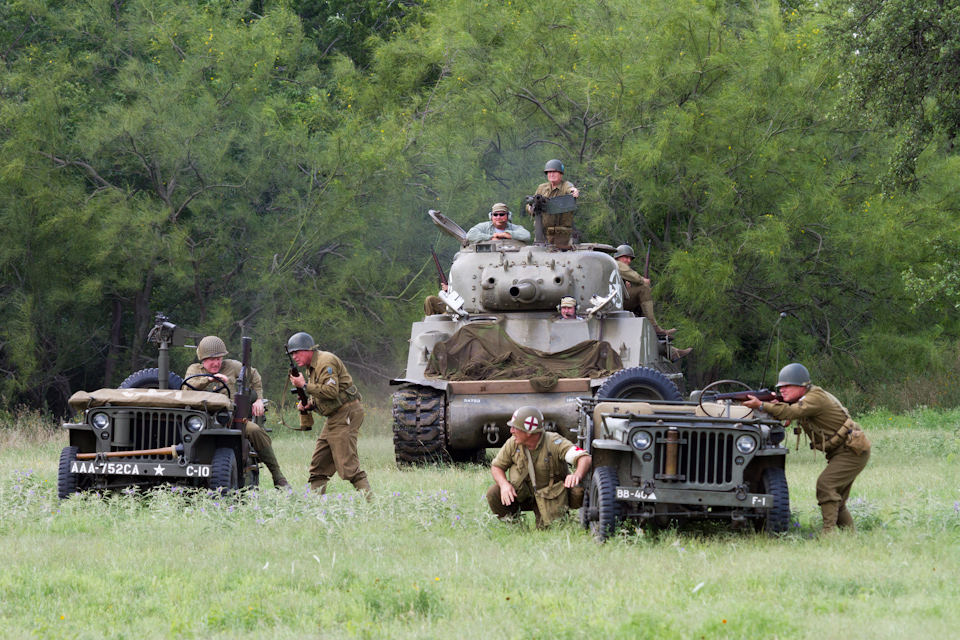 Moving Into Battle in Austin, Texas