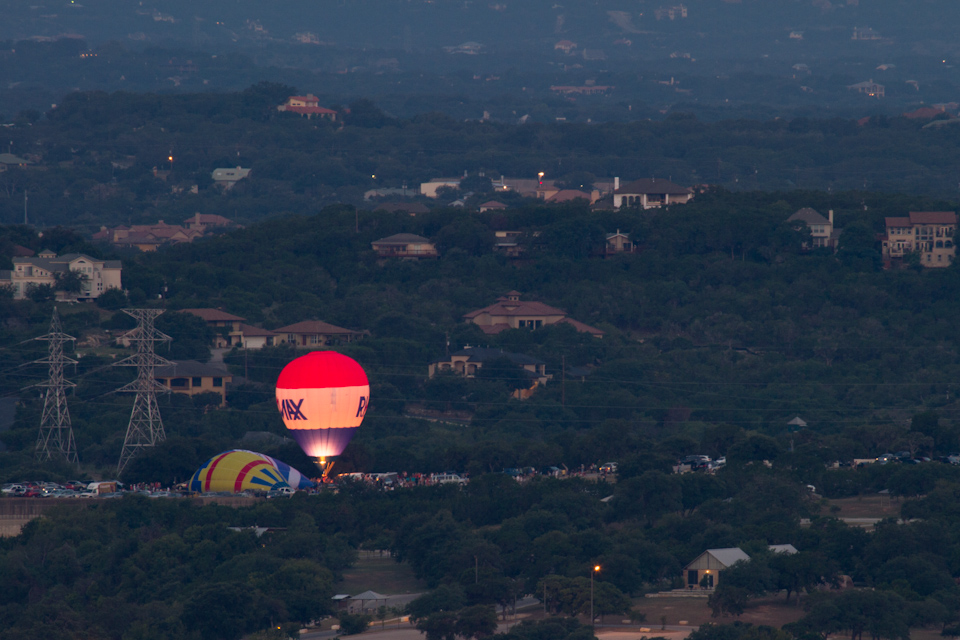 Firing Up the Balloon in Austin, Texas