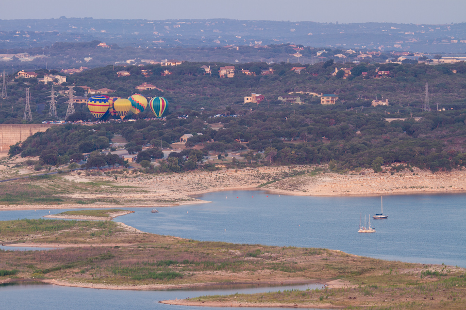 Lake Travis Balloon Sit in Austin, Texas