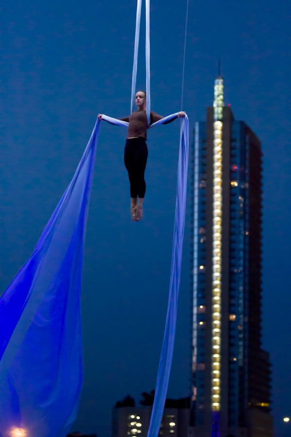 Suspended in Austin, Texas