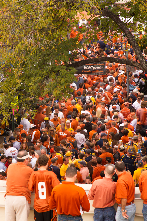 Sea of Orange (or rust) in Austin, Texas