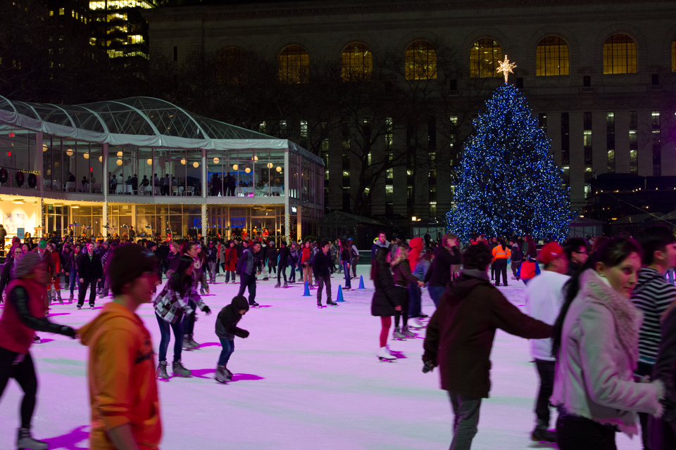 Skating in New York, New York