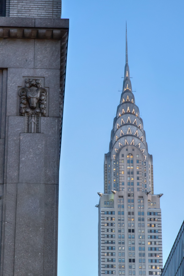 Chrysler at Dusk in New York, New York