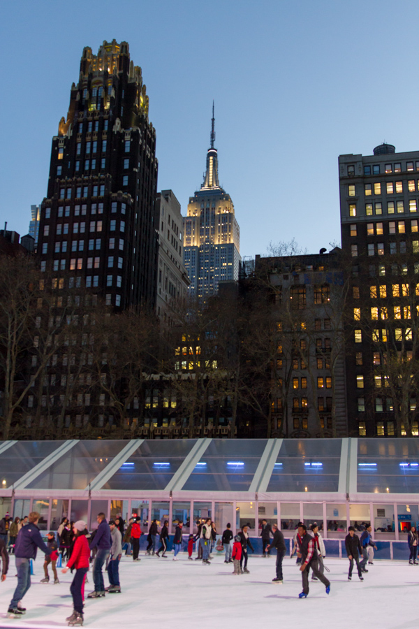 Skating with Skyscrapers in New York, New York