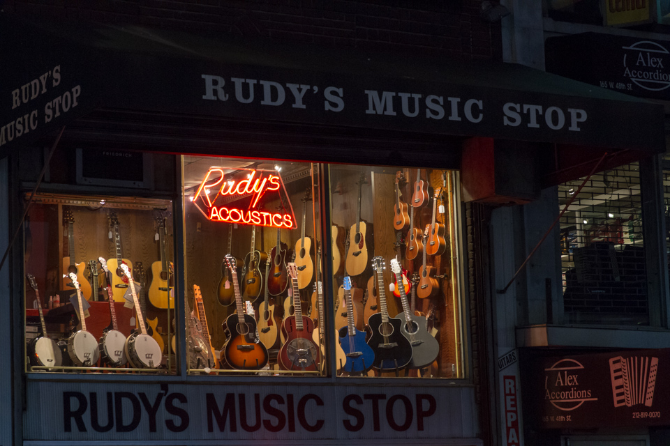 Guitars in New York, New York