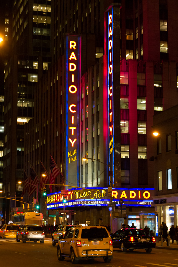 Radio City Music Hall in New York, New York