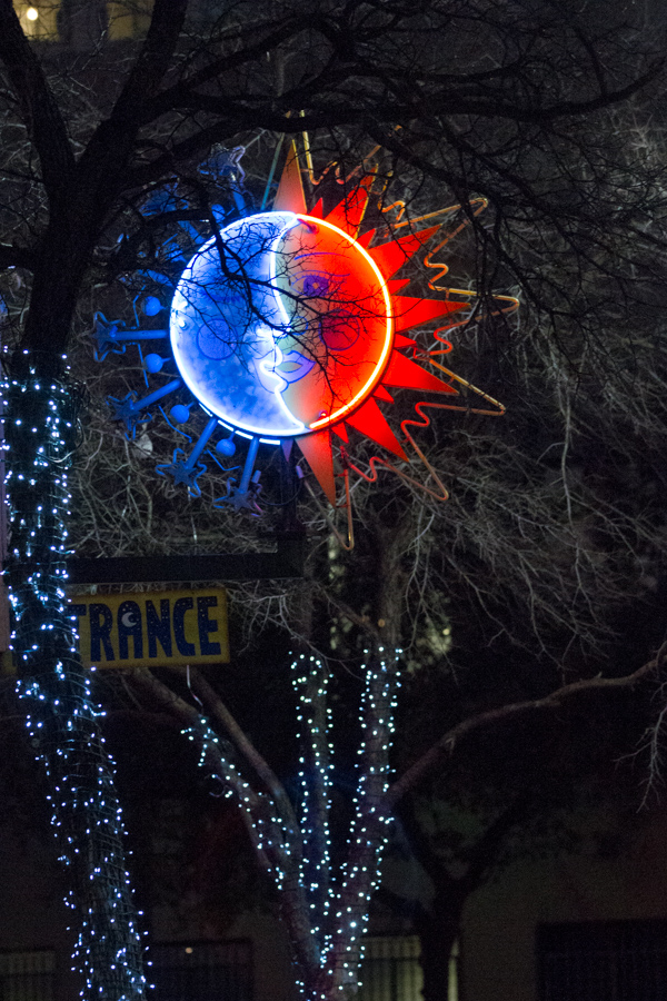 Sun and Moon in Austin, Texas